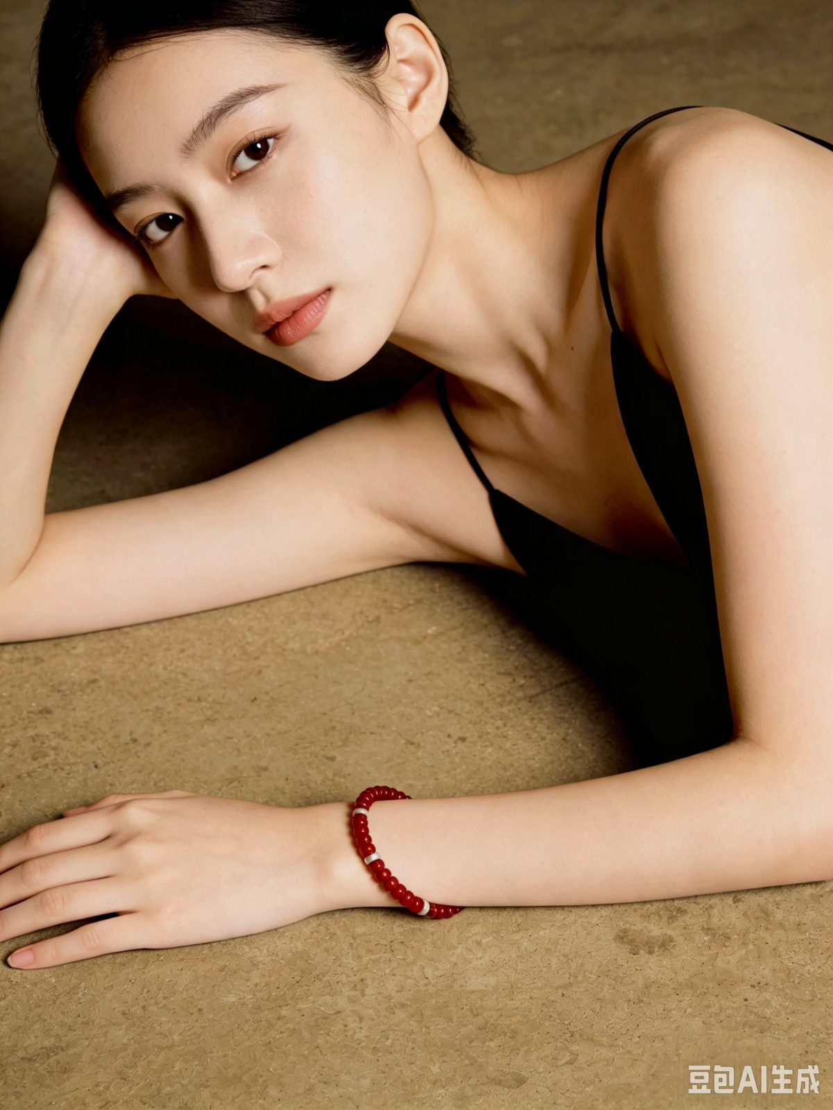 Natural Red Agate & Pearl Bracelet