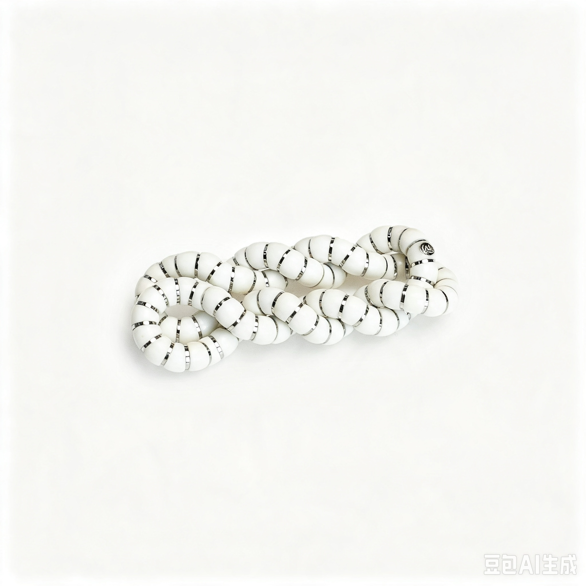White Jade Bodhi Seed Stress-Relief Bracelet