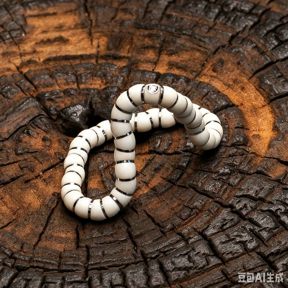 White Jade Bodhi Seed Stress-Relief Bracelet